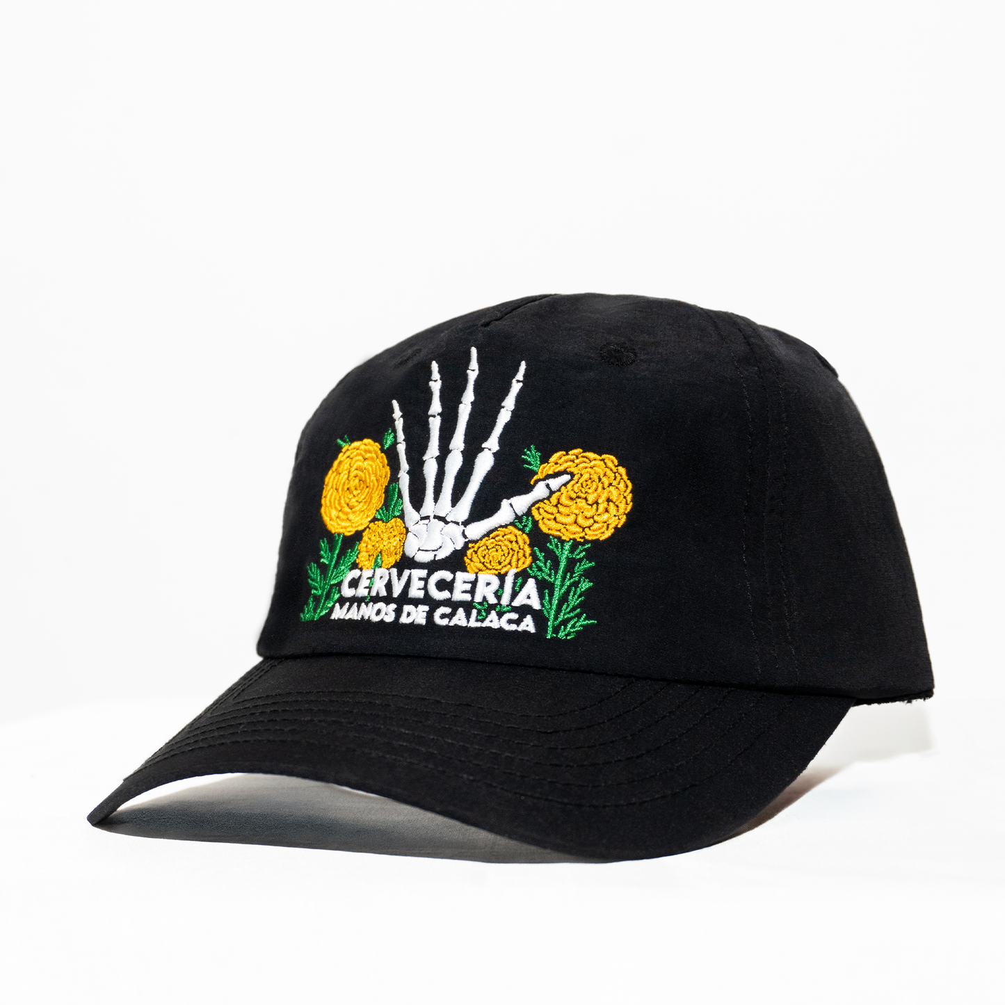 Gorra con Logo Cempasúchil Manos de Calaca