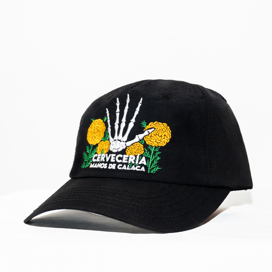Gorra con Logo Cempasúchil Manos de Calaca